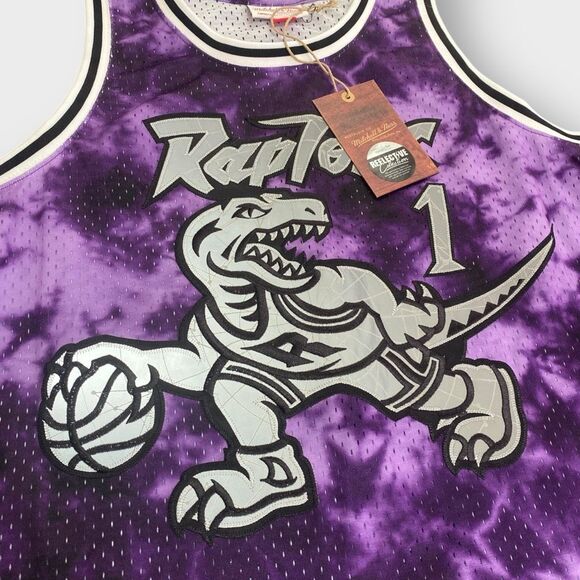 Mitchell & Ness NBA 1998 Galaxy Swingman Toronto Raptors McGrady Jersey size M - Picture 4 of 11